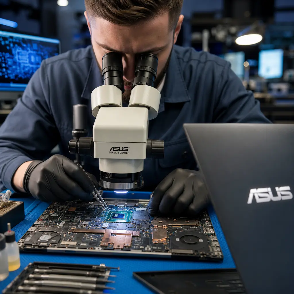 Замена видеокарты ноутбука Asus в Тольятти
