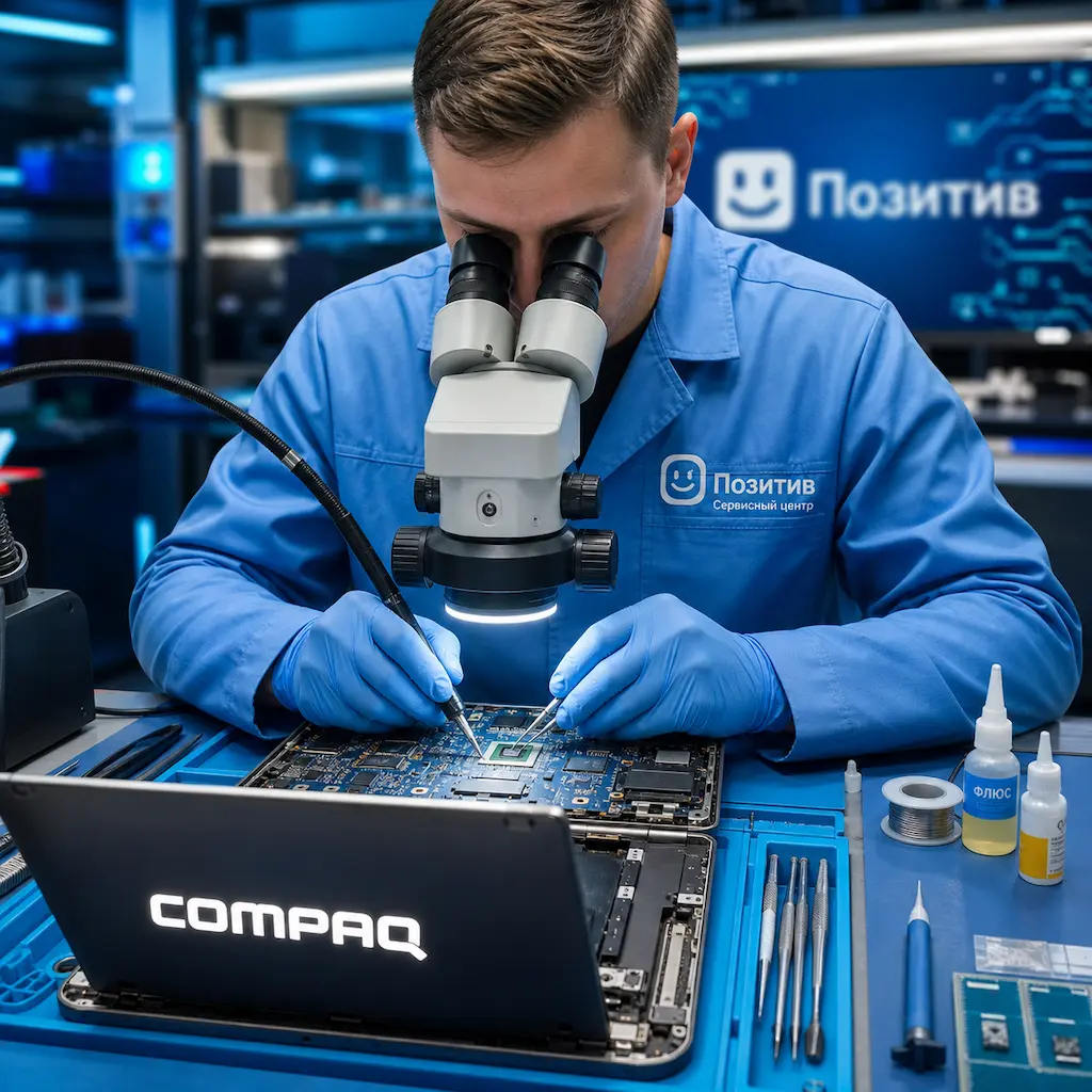 Замена видеокарты ноутбука Compaq в Тольятти