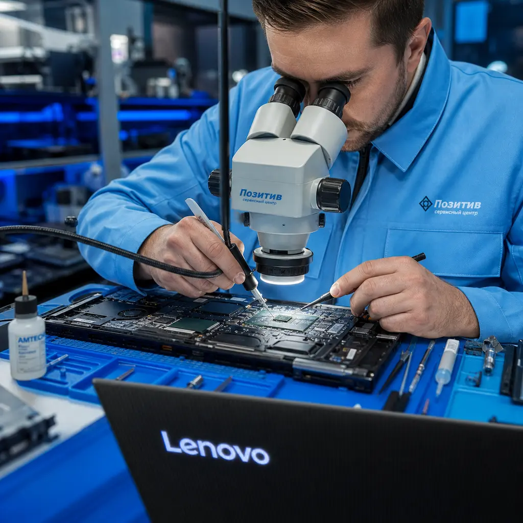 Замена видеокарты ноутбука Lenovo в Тольятти