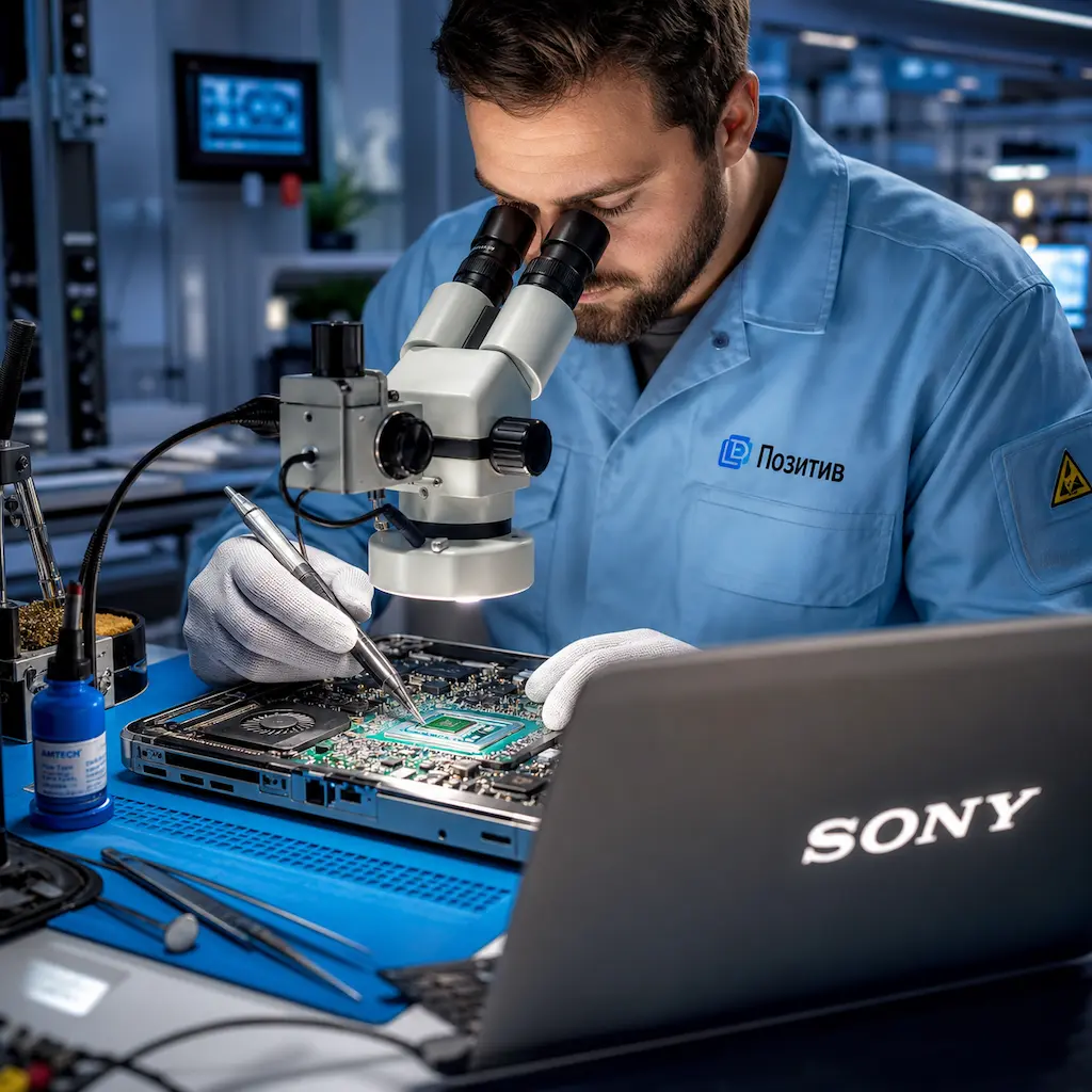 Замена видеокарты ноутбука Sony в Тольятти