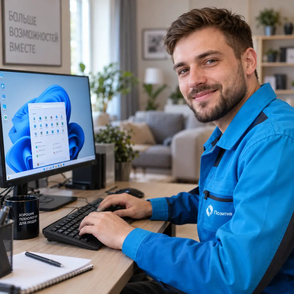 Настройка Windows в Тольятти на дому