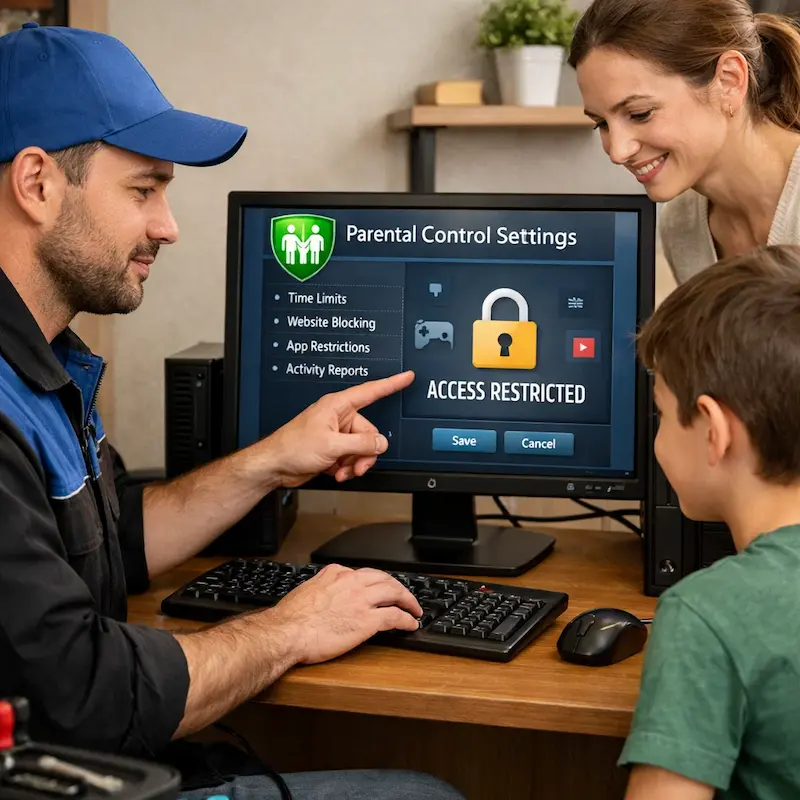 Родительский контроль на компьютере и ноутбуке в Тольятти