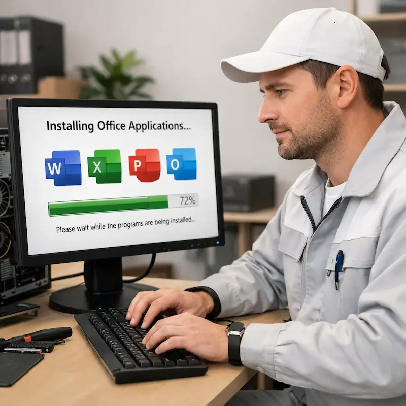 установка офисных программ на компьютер в Тольятти