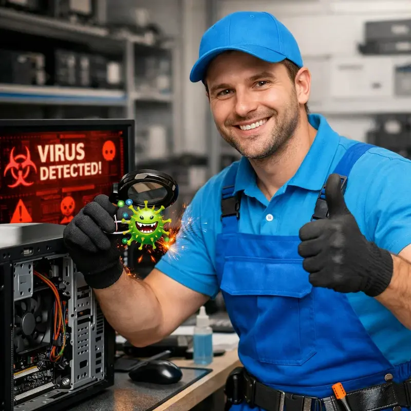 Удаление вирусов с компьютера в Тольятти